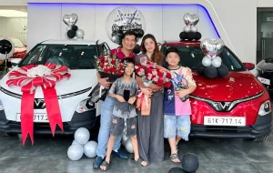 Giao 2 xe Vinfast VF5 tai Da Nang